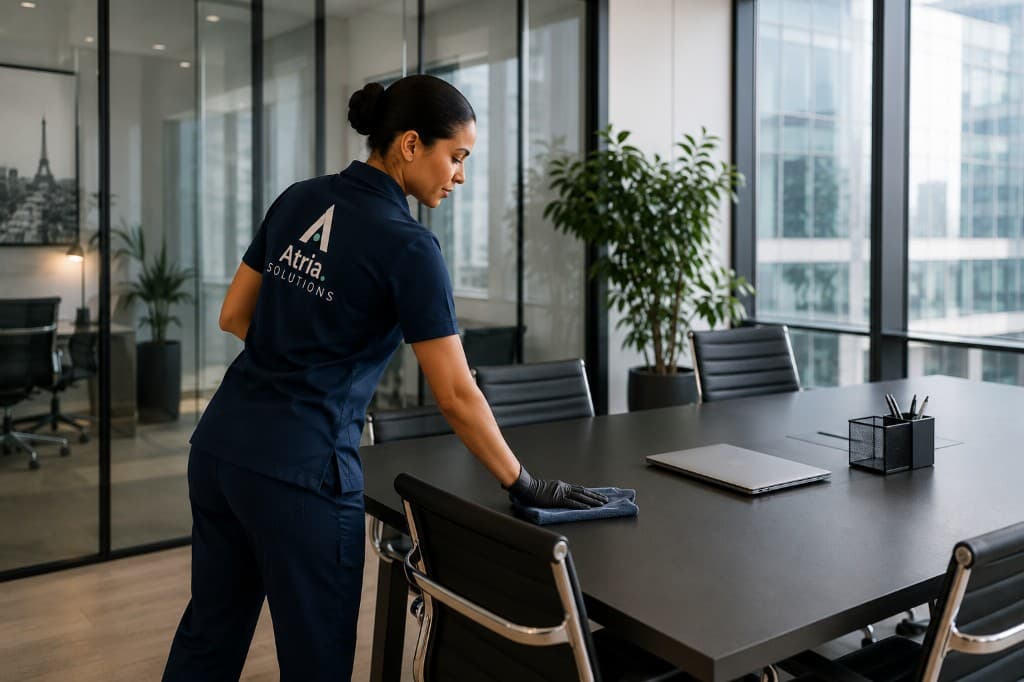 Nettoyage de bureaux, Atria Solutions Paris