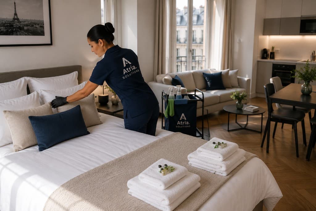 Ménage entre chaque séjour, Atria Solutions Paris