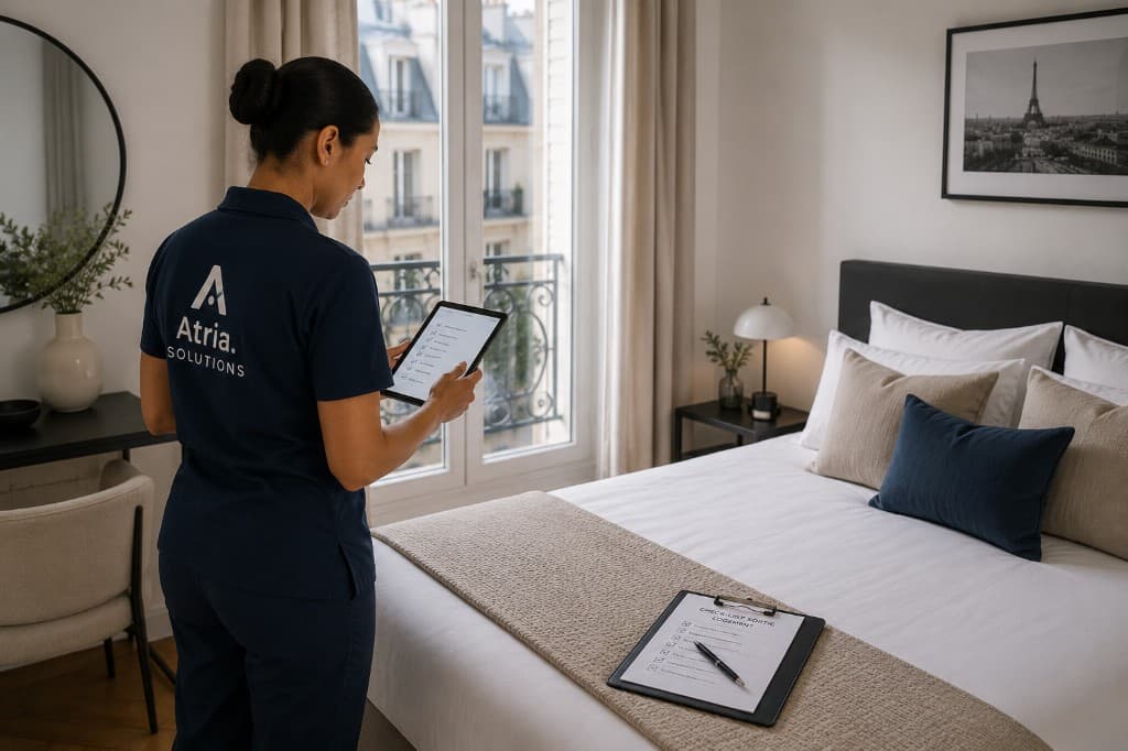 Vérification après départ, Atria Solutions Paris